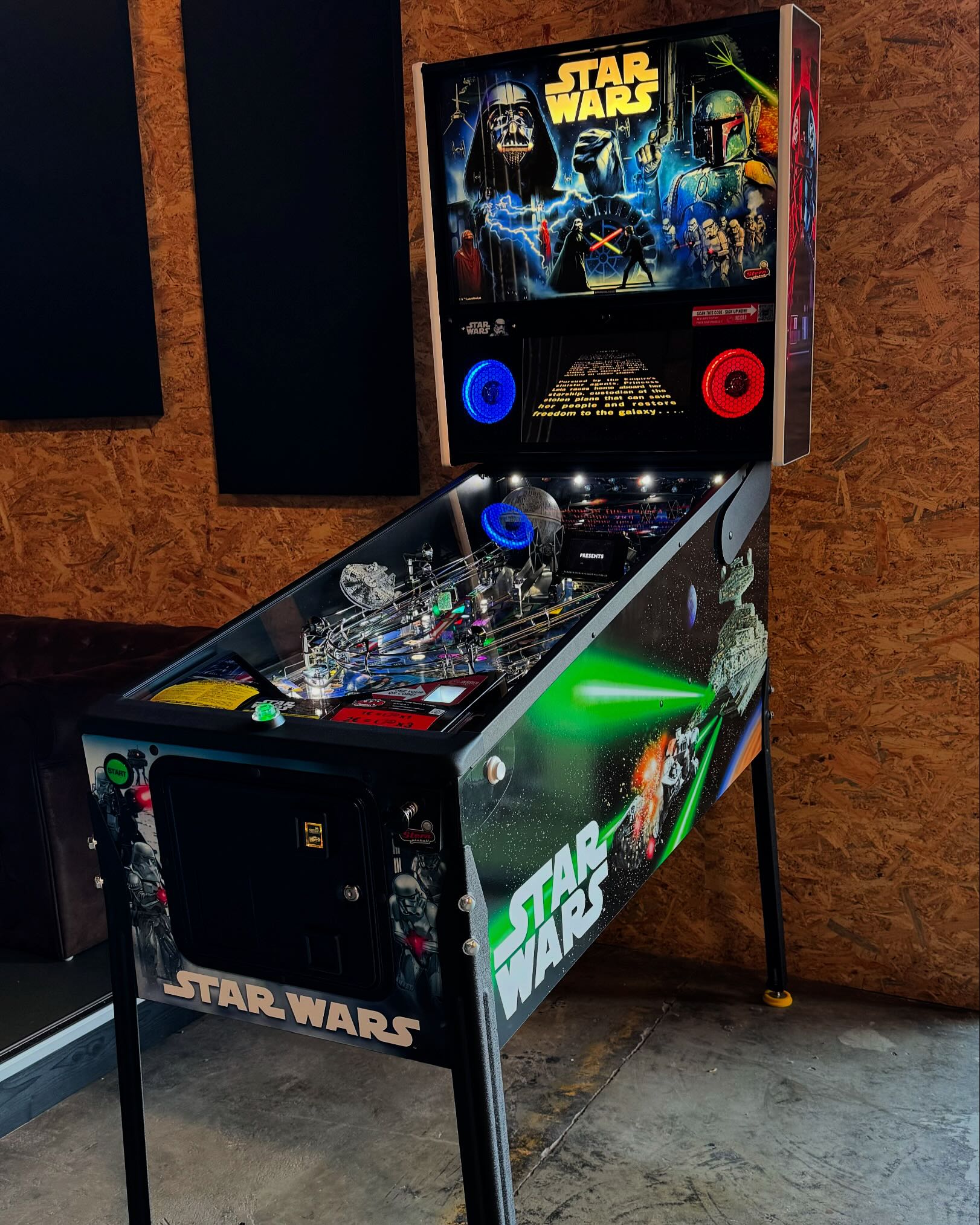 Achat flipper Stern Pinball Star Wars dans les Hautes-Alpes avec Monster Pinball